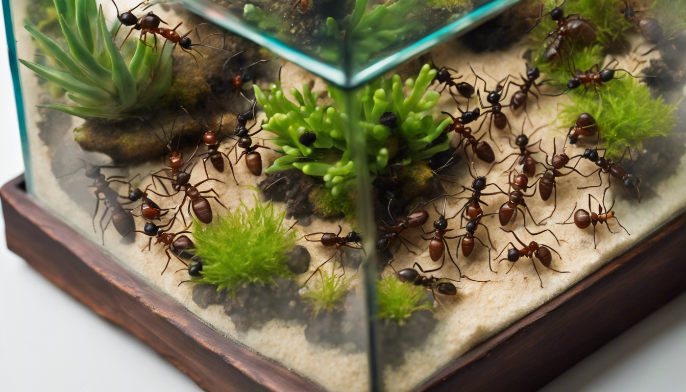 Ant colony terrarium