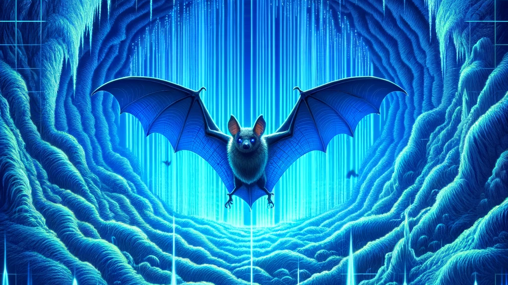 Bat echolocating game concept