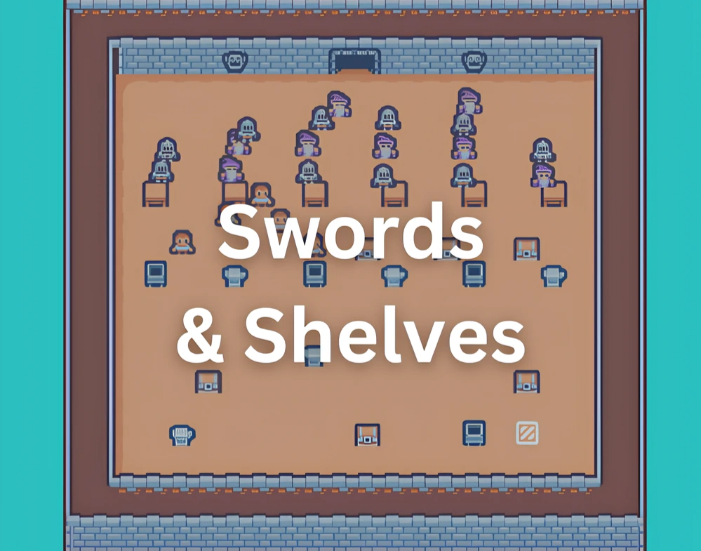 Swords and Shelves game header image